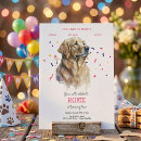 Search for golden retriever puppy invitations Watercolor