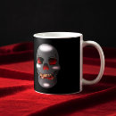 Search for red skull mugs Creepy