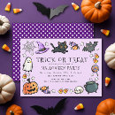 Search for children halloween invitations Trick or treat