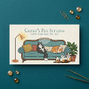Search for lover business cards Cute