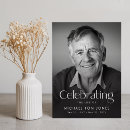 Search for in memory of invitations Black and white