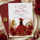 Search for charro birthday invitations Red roses