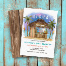 Search for tiki birthday invitations Beach