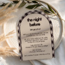 Search for casual rehearsal dinner invitations The night before