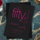 Search for fuchsia and black invitations Classy