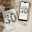 Search for photo 30th birthday invitations Minimalist