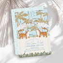 Search for tiger party invitations Tropical