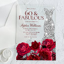 Search for red rose 60th birthday invitations Roses