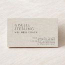 Search for wellness business cards Holistic wellness coach