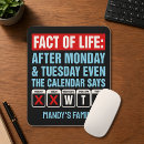 Search for mondays mousepads Tuesday