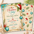 Search for beach christmas invitations Christmas in july