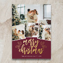 Search for gold script christmas cards Modern