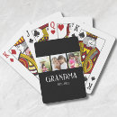 Search for grandma playing cards Typography