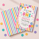 Search for girly 1st birthday invitations For kids
