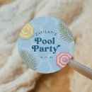 Search for birthday pool party stickers Girl