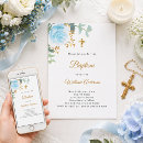 Search for greenery gold cross christening invitations Elegant