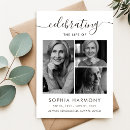 Search for customer service invitations Black and white