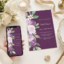 Search for violet birthday invitations Lavender