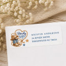 Search for cowboy return address labels Cowboy baby shower