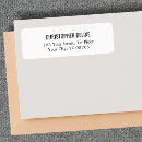 Search for legal return address labels Minimalist