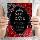 Search for red black save the dates Butterflies
