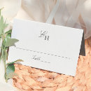 Search for simple wedding place cards Classic