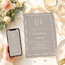 Search for monogram birthday invitations Modern