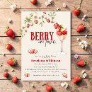 Search for blueberry bridal shower invitations Berry in love