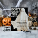 Search for black seasonal invitations Dont ghost this party