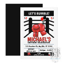 Search for boxing birthday invitations For kids