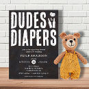 Search for mens baby shower invitations Diaper party