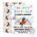 Search for equestrian party invitations Racing