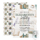 Search for book lover invitations Girl