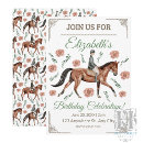 Search for equestrian birthday invitations Elegant