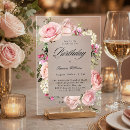 Search for pink rose birthday invitations Adult birthday party
