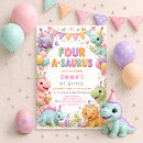 Search for saurus invitations Prehistoric party