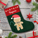 Search for gingerbread christmas stockings Boy