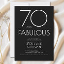 Search for 70 years invitations 70th