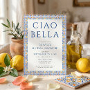 Search for mediterranean bridal shower invitations Modern