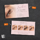 Search for extensions business cards Lash technician