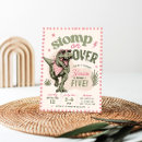 Search for pink dinosaur birthday invitations Stomp on over