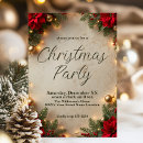 Search for poinsettia christmas invitations Red poinsettias