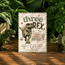 Search for 3rd birthday invitations Three rex