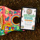 Search for retro peace invitations Flowers