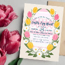 Search for tulip easter invitations Floral