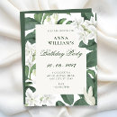 Search for leaves birthday invitations Floral