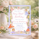 Search for fairy 1st birthday invitations Baby girl