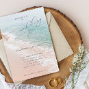 Search for beach wedding invitations Elegant