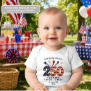 Search for anniversary baby clothes Red white and blue