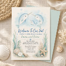 Search for narwhal baby shower invitations Ocean